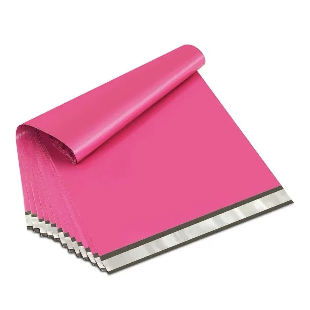 Poly Mailers 24x24 Inch Hot Pink 40 Pack Extra Large Shipping Bags Strong Seal